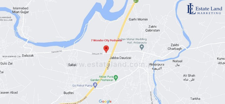Seven Wonders City Peshawar location