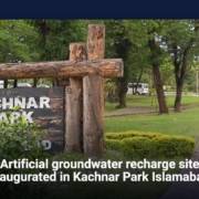 Artificial groundwater recharge site inaugurated in Kachnar Park Islamabad