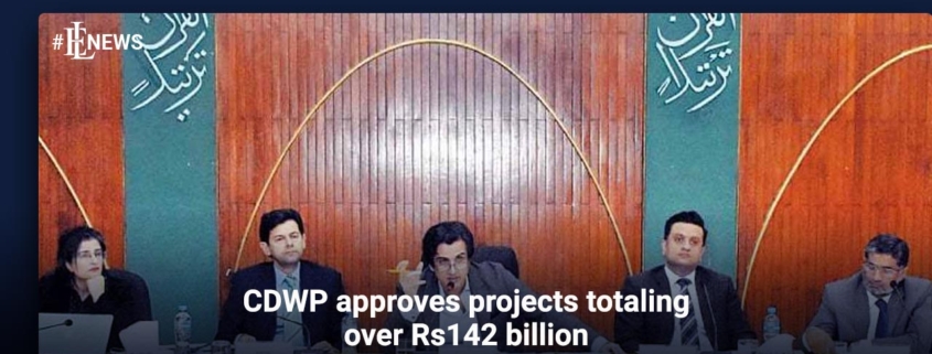 CDWP approves projects totaling over Rs142 billion