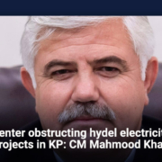 Center obstructing hydel electricity projects in KP: CM Mahmood Khan