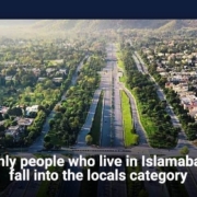 Only people who live in Islamabad fall into the locals category