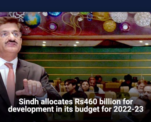 Sindh Budget allocates Rs460 billion for development in its budget for 2022-23