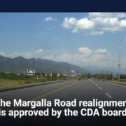 The Margalla Road realignment is approved by the CDA board