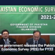 The government releases the Pakistan Economic Survey (PES) for FY22