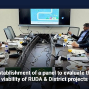 Establishment of a panel to evaluate the viability of RUDA & District projects