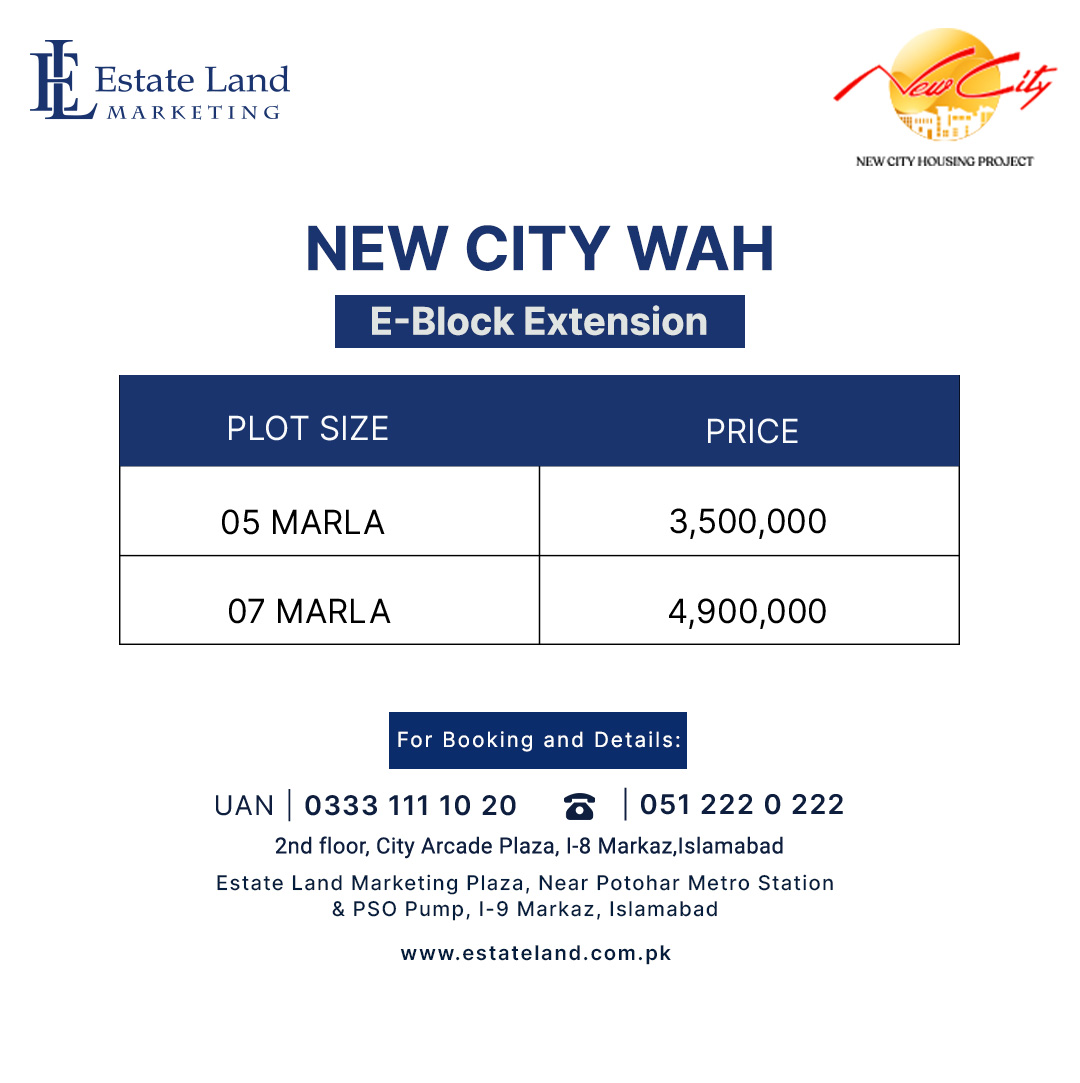 New City Wah residential payment plan