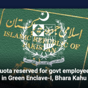 Quota reserved for govt employees in Green Enclave-I, Bhara Kahu
