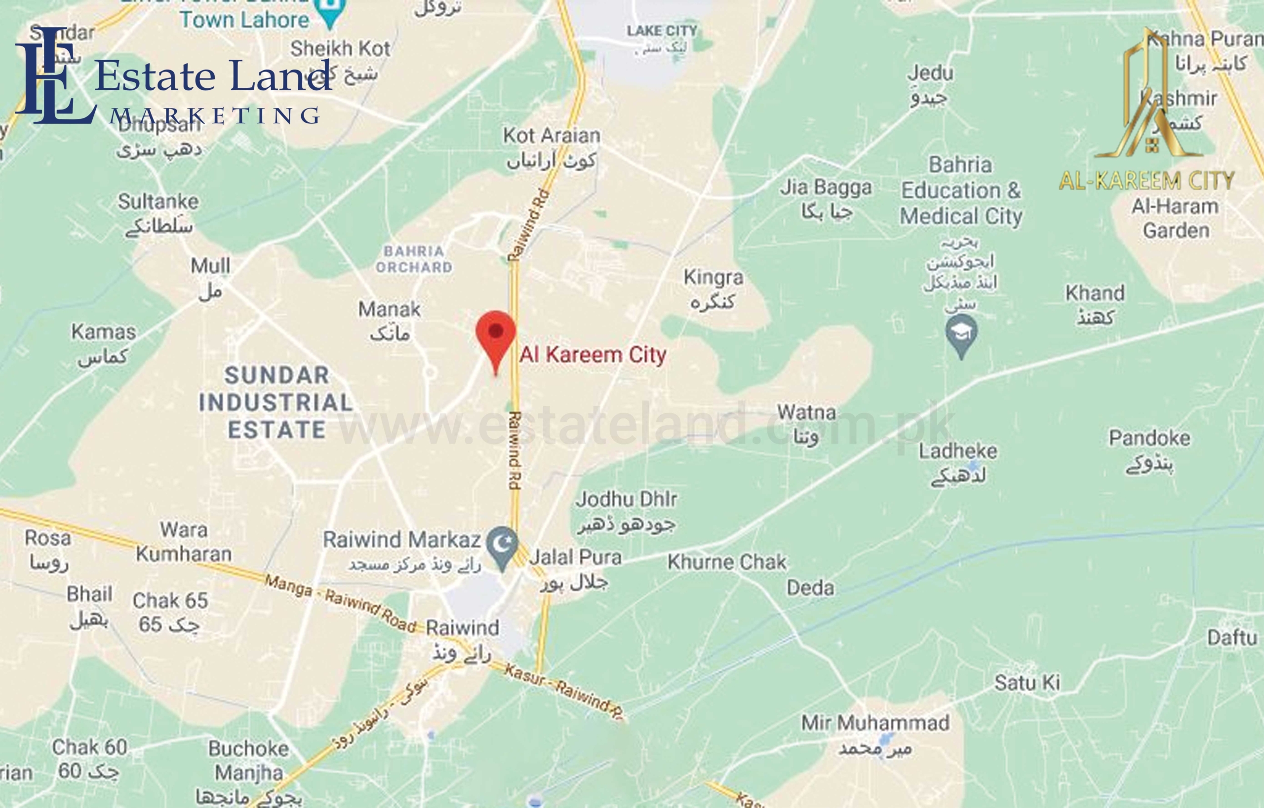 Al Kareem City location map