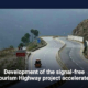 Development of the signal-free Tourism Highway project accelerated