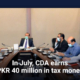 In July, CDA earns PKR 40 million in tax money
