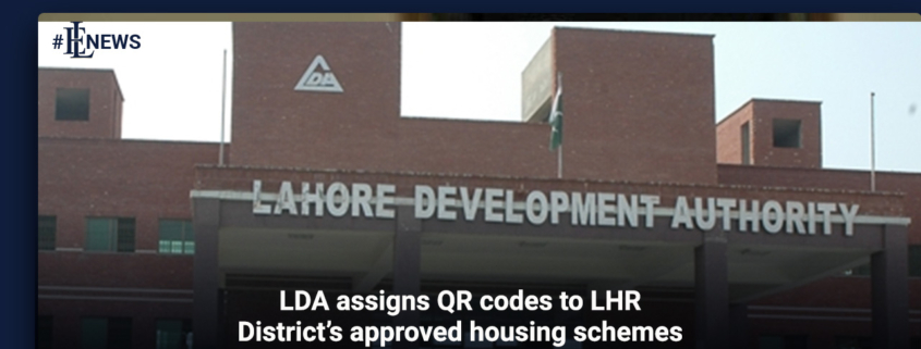 LDA assigns QR codes to LHR District's approved housing schemes