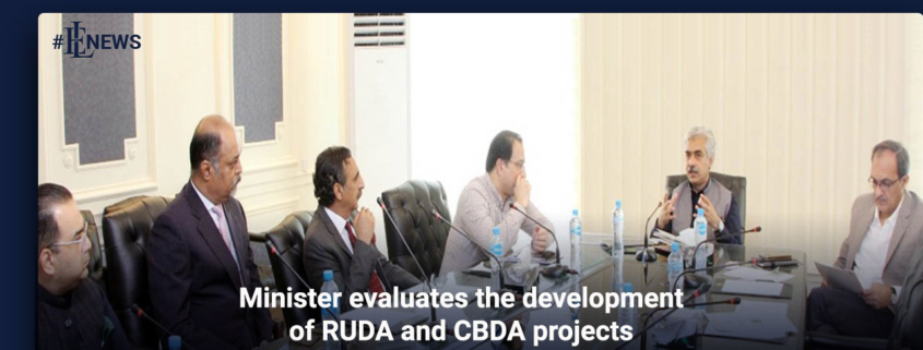 Minister evaluates the development of RUDA and CBDA projects