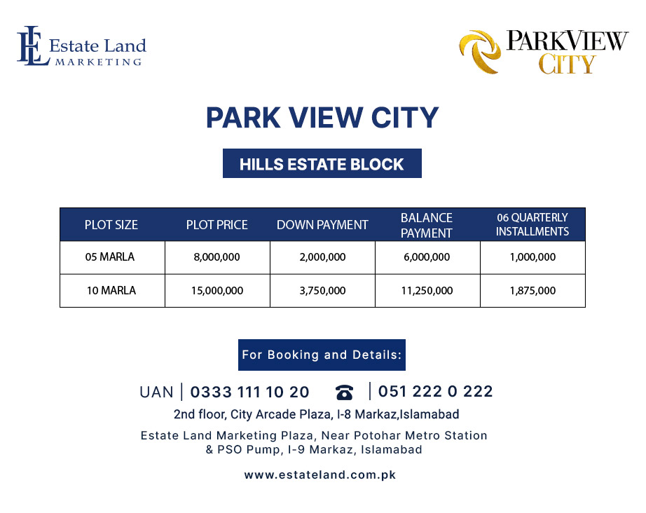 Hills Estate Block Payment Plan