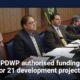 PDWP authorised funding for 21 development projects