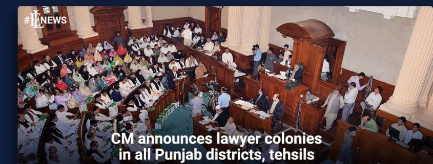 CM announces lawyer colonies in all Punjab districts, tehsils