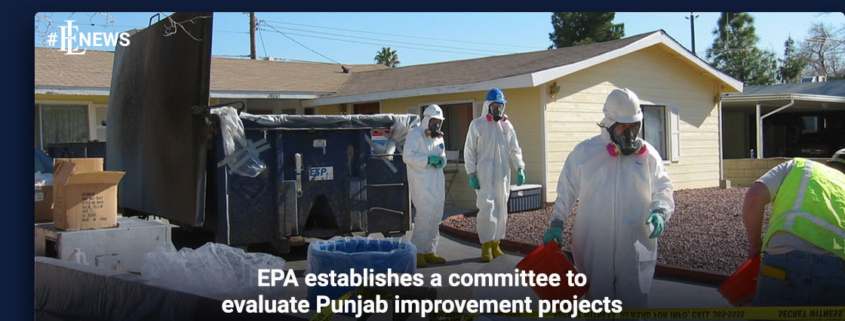 EPA establishes a committee to evaluate Punjab improvement projects