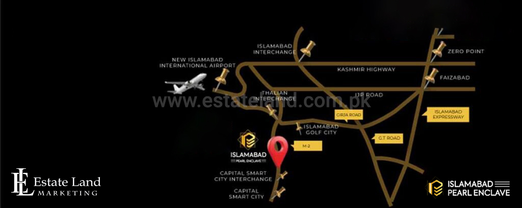 Islamabad Pearl Enclave location map