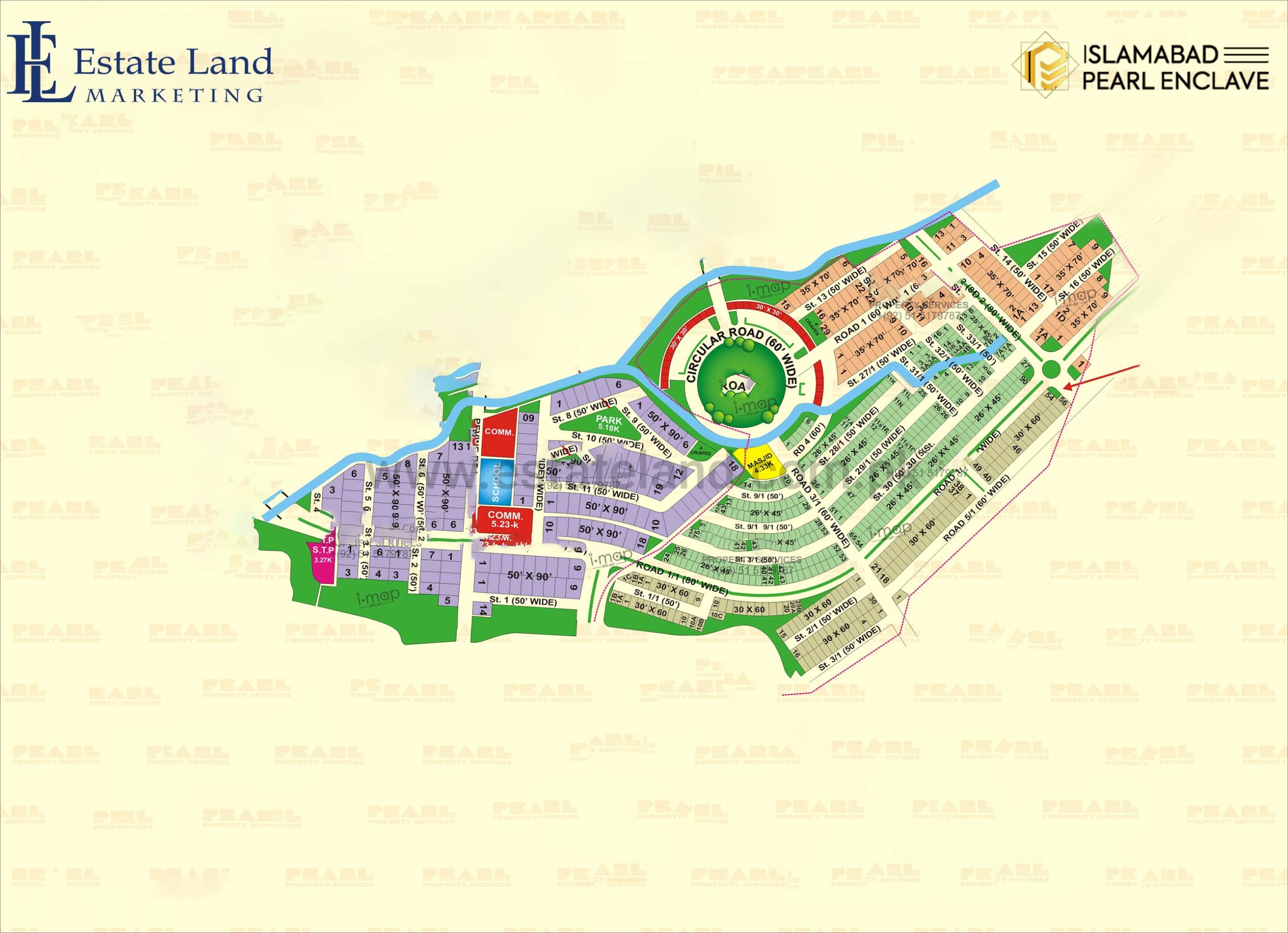 Islamabad Pearl Enclave master plan
