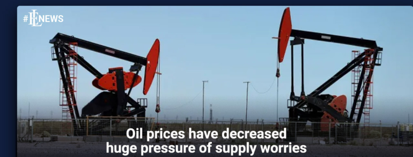 Oil prices have decreased huge pressure of supply worries