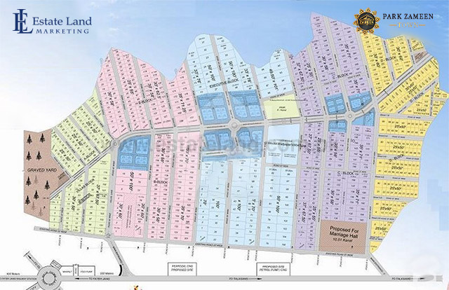 Park Zameen Town Rawalpindi master plan