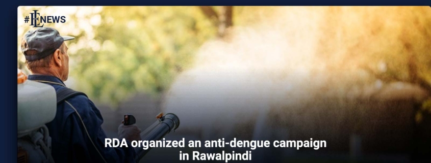 RDA organized an anti-dengue campaign in Rawalpindi