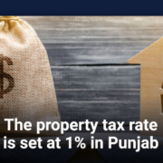 The property tax rate is set at 1% in Punjab