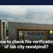 How to Check File Verification of TAB City Rawalpindi?