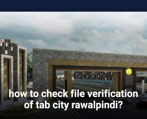 How to Check File Verification of TAB City Rawalpindi?