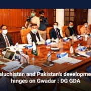 Baluchistan and Pakistan's development hinges on Gwadar : DG GDA