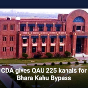 CDA gives QAU 225 kanals for Bhara Kahu Bypass