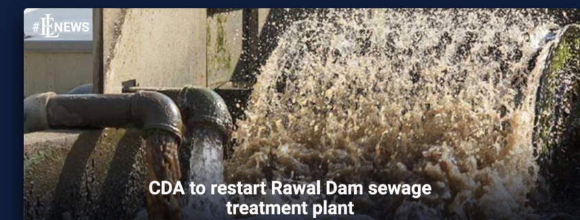 CDA to restart Rawal Dam sewage treatment plant