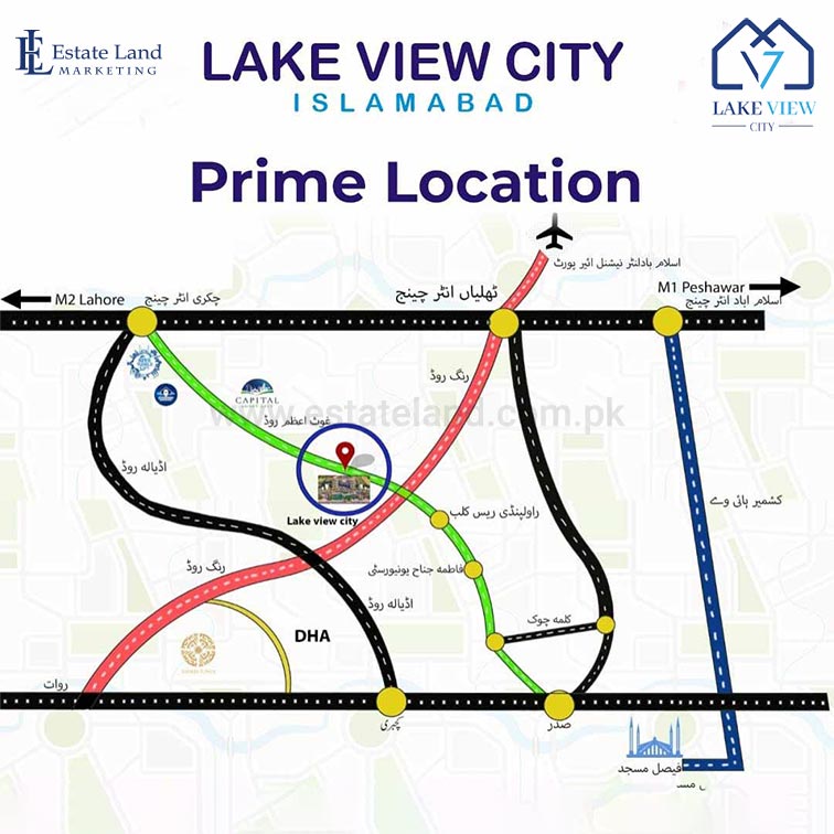 Lake View City location map