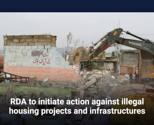 RDA to initiate action against illegal housing projects and infrastructures