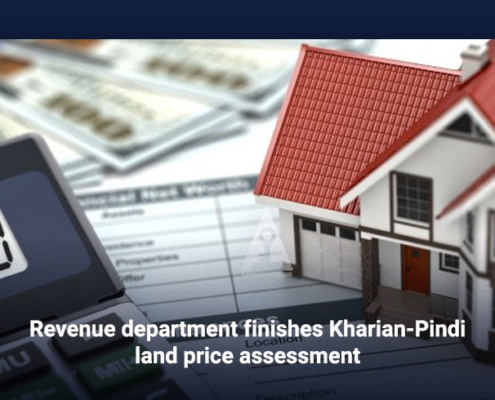 Revenue department finishes Kharian-Pindi land price assessment