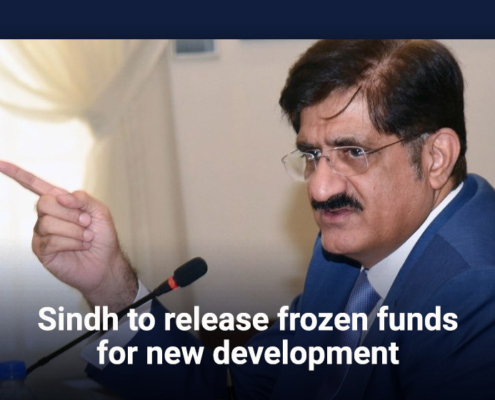 Sindh to release frozen funds for new development
