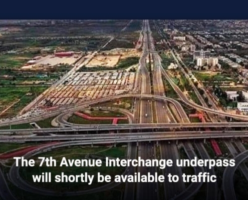The 7th Avenue Interchange underpass will shortly be available to traffic
