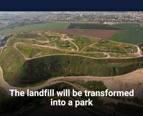 The landfill will be transformed into a park