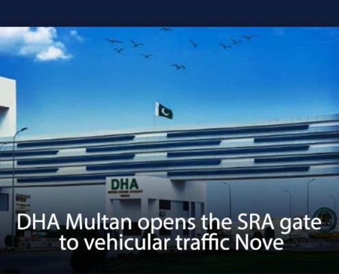 DHA Multan opens the SRA gate to vehicular traffic