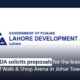 LDA solicits proposals for the lease of Walk & Shop Arena in Johar Town