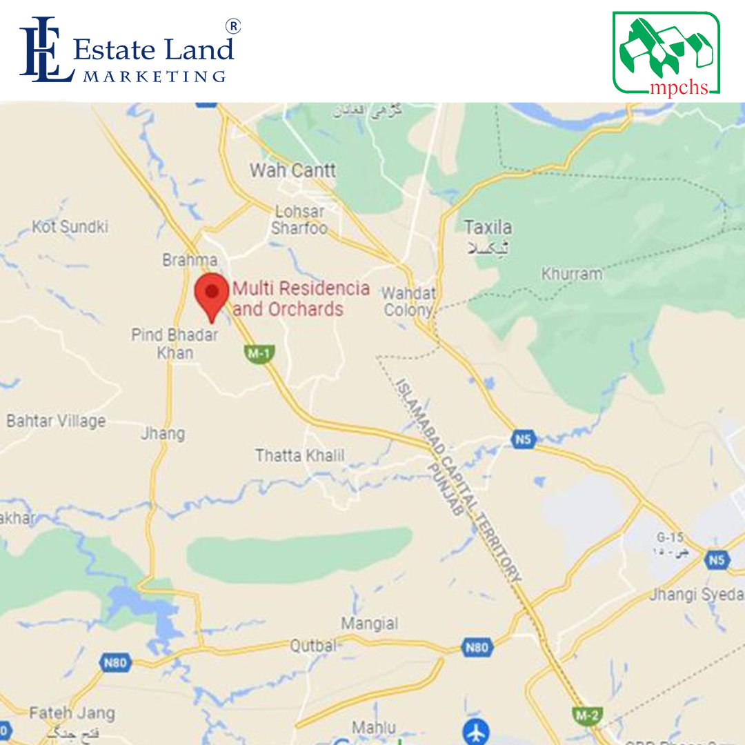 Multi Residencia and Orchards Islamabad location