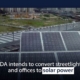 CDA intends to convert streetlights and offices to solar power