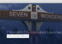 7 Wonders City Islamabad Launches Gfs Gold Block
