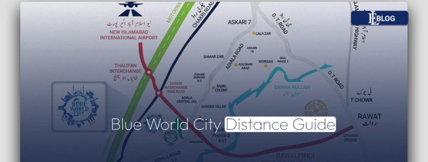 Blue World City Distance Guide