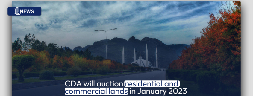 CDA will auction residential and commercial lands in January 2023