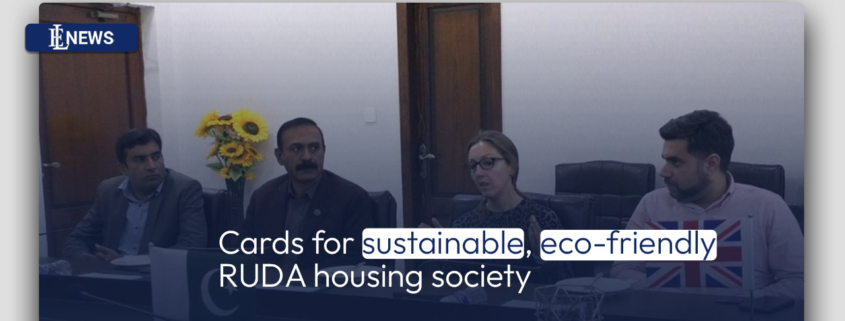 Cards for sustainable, eco-friendly RUDA housing society