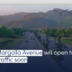 Margalla Avenue will open to traffic soon