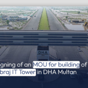 Signing of an MOU for building of the Abraj IT Tower in DHA Multan