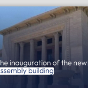 The inauguration of the new Punjab Assembly building