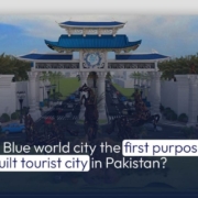 Is Blue World City the first purpose-built tourist city in Pakistan?