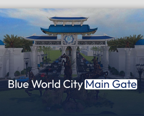Blue World City Main Gate